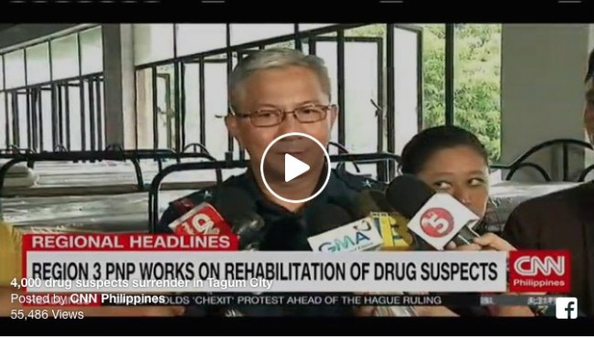 4,000 Drug Suspects Surrender in Tagum City