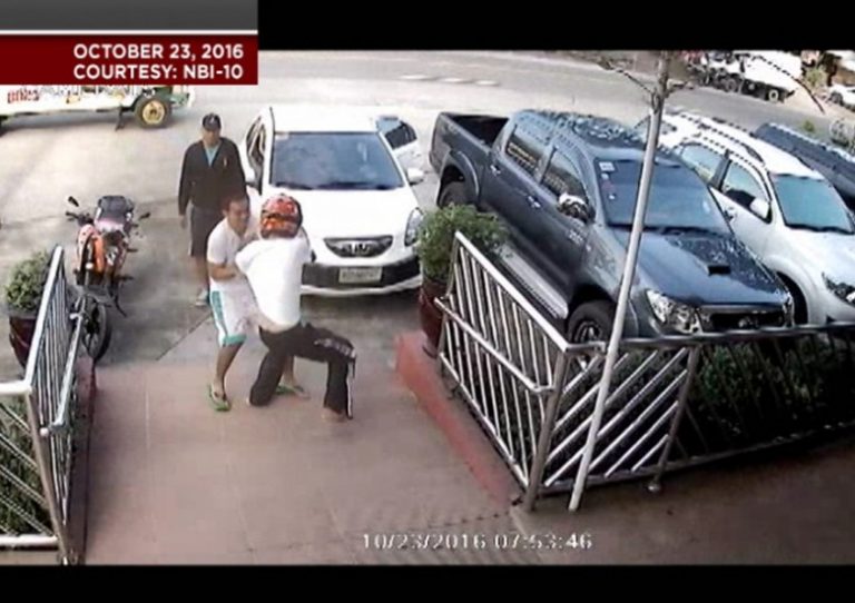 CCTV: 5 pulis dawit sa pagdukot sa Cagayan de Oro City