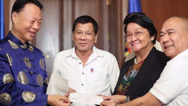 China donates P15 million for Marawi rehabilitation