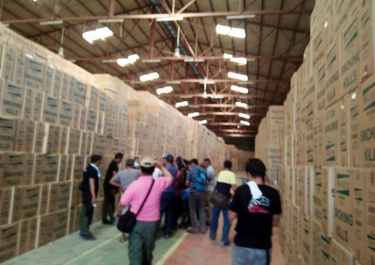 Customs raids two Bulacan cigarette warehouses using fake tax stamps