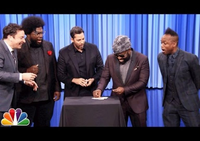 David Blaine Shocks Jimmy and The Roots with Magic Tricks