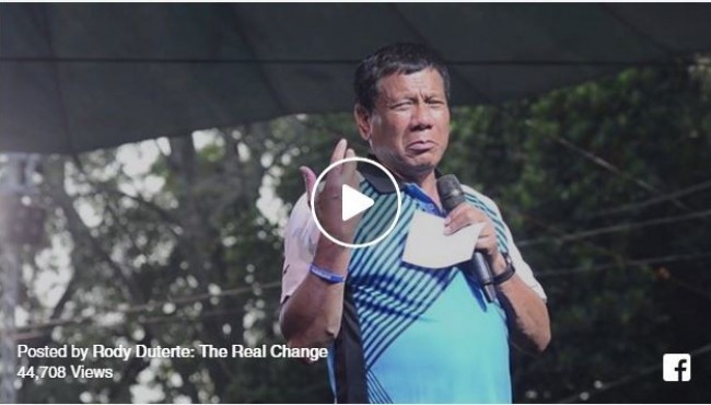 Duterte in Buluan, Maguindanao and Koronadal City April 9, 2016