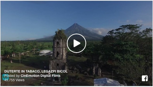 Duterte in Tabaco, Legazpi Bicol: ‘I have to Protect the Filipino People…’ ~ Rody Duterte [FULL VIDEO]