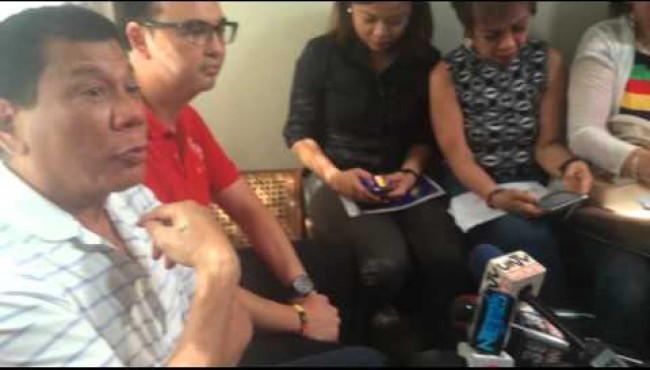 Duterte to Roxas: Look at your brain! Why are you pointing to us?