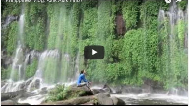 Foreign Couple Travels to Asik Asik Falls in Cotabato, Philippines