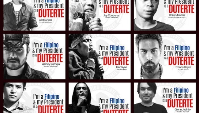 List of Celebrity Supporters of Mayor Rodrigo Duterte