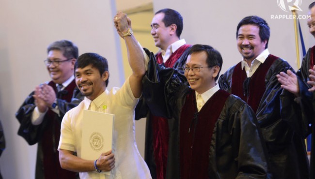 Manny Pacquiao in favor of Death Penalty through hanging