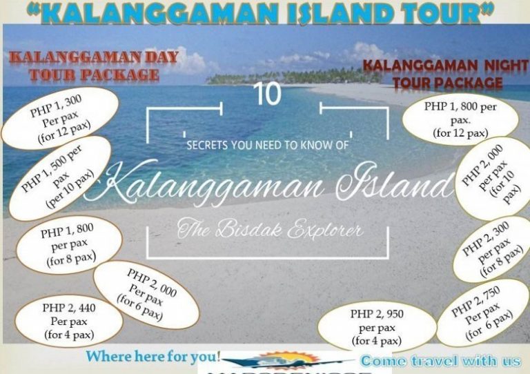 Marsdennisse Travel and Tours ‘KALANGGAMAN’ Island Tour