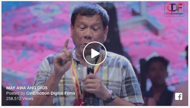 Mayor Rody Duterte kahit anong Paninira nila sayo ikaw pa rin ang Karapat Dapat