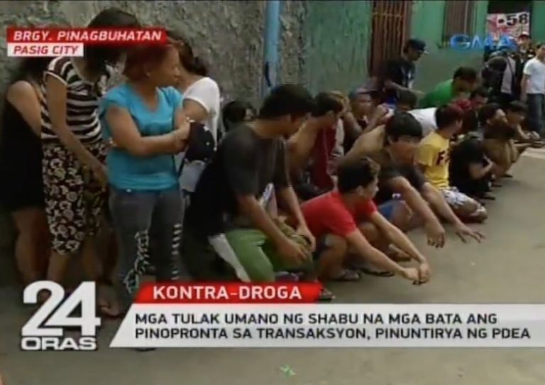 Mga Bata ang pinopronta sa pagtutulak Shabu