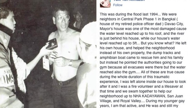 #MyDuterteStory: ‘He was and still my hero…’  by Yuki Tan Almazan