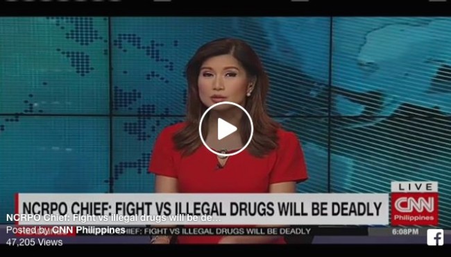 NCRPO Chief: ‘The Fight Against Illegal Drugs will be Deadly!’