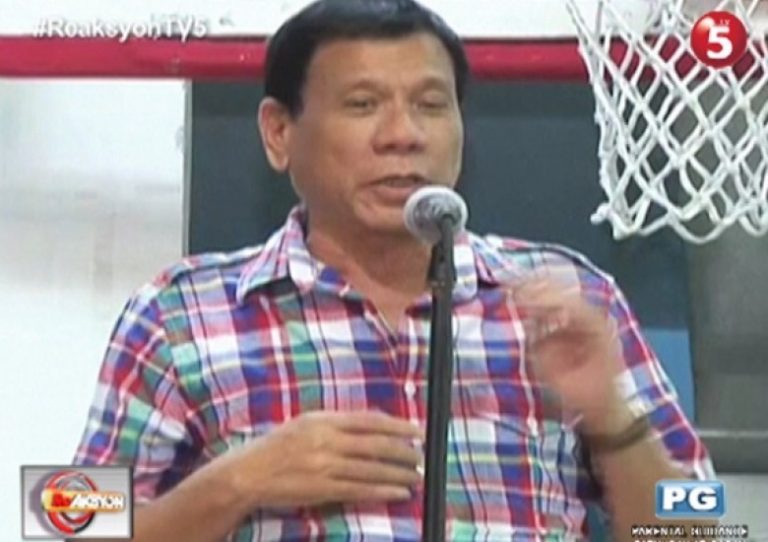 Pahayag at gawi ni President Duterte umaani ng Atensyon sa Int’l Community