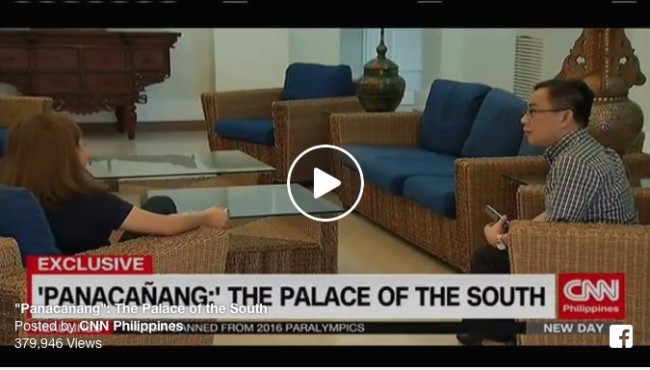 ‘Panacañang’: The Malacañang of the South