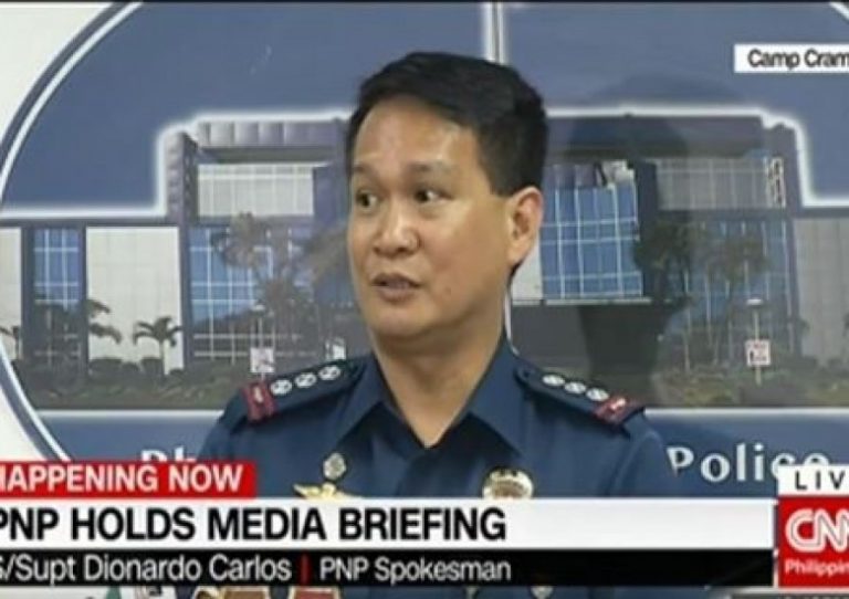 PNP Spokesman Dionardo Carlos: PNP can’t promise a bloodless drug war