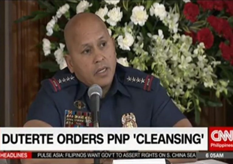President Duterte orders PNP Chief dela Rosa to get rid of corrupt cops
