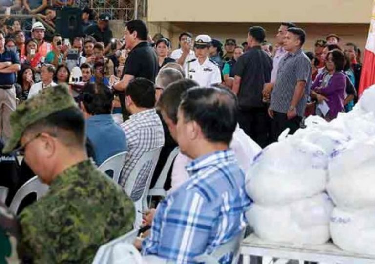 President Duterte promise an immediate aid to quake victims in Surigao
