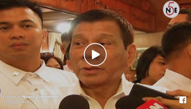 President Duterte: Senator De Lima is in the Illegal Drug Trade Matrix of Bilibid