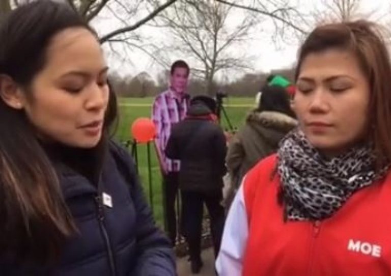 Pro-Duterte Worldwide Rally in London