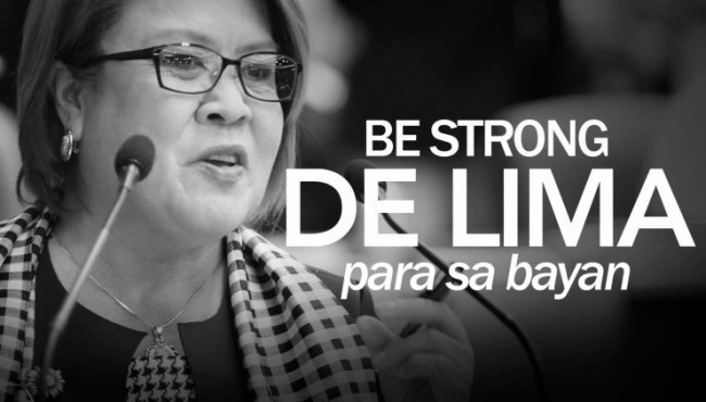Senator De Lima #BeStrong photo got thousands of negative comments