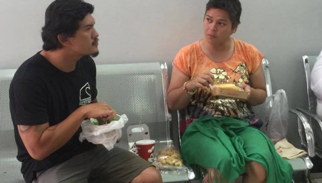 SPOTTED! Inday Sara Duterte and Baste Duterte in Cebu Airport