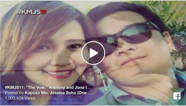 “The Vow,” Anthony and Jona love story #KMJS11