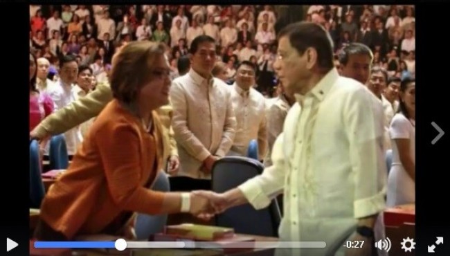 TRENDING: Shaking of Leila De Lima’s hands initiated by President Duterte!