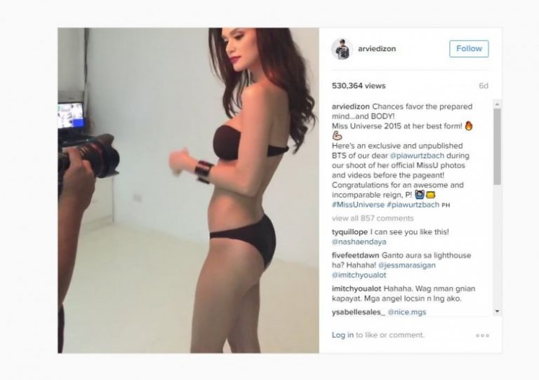 Unpublished BTS of #MissUniverse 2015 Pia Wurtzbach