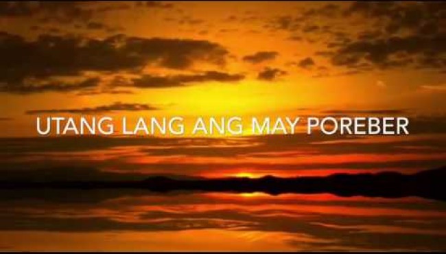 Utang Lang Ang May Poreber (Closer by Chainsmokers – Parody)