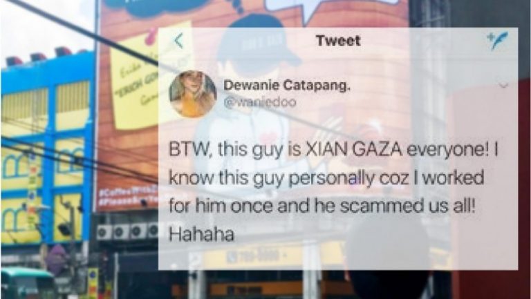 VIRAL: Guy who invited Erich Gonzales for coffee via billboard a scammer?