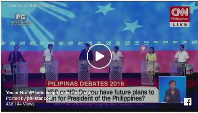 YES or NO: VP PiliPinas Debates 2016