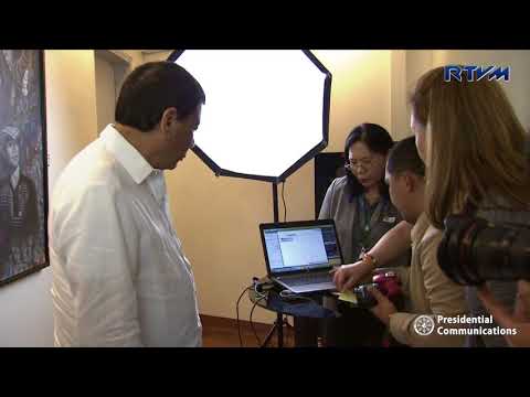 GSIS UMID Card Application of President Duterte and SAP Bong Go