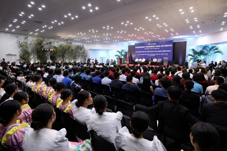 Pres. Duterte at Inauguration of the Malayan Colleges Mindanao [IN PHOTOS]