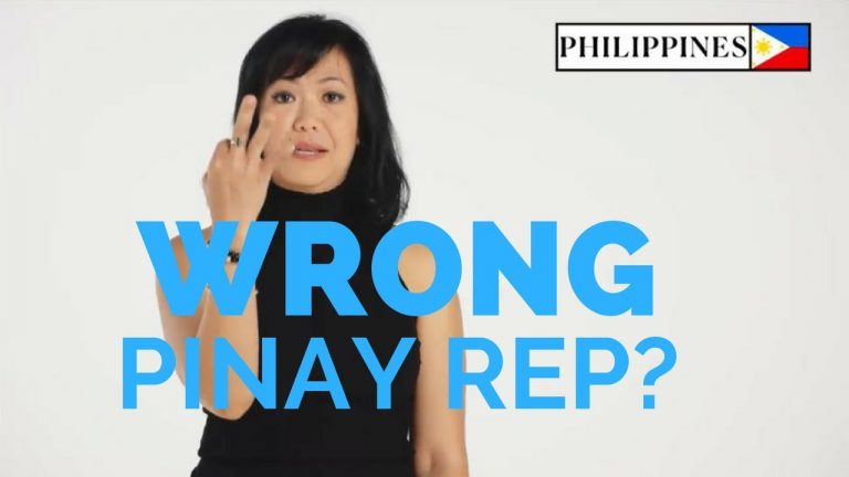 Wrong Pinay Rep?