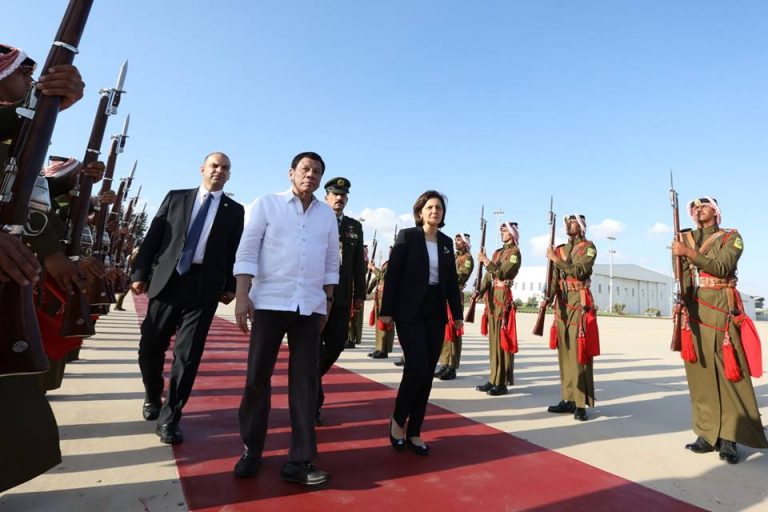 Pres. Duterte’s Departure from Jordan [IN PHOTOS]