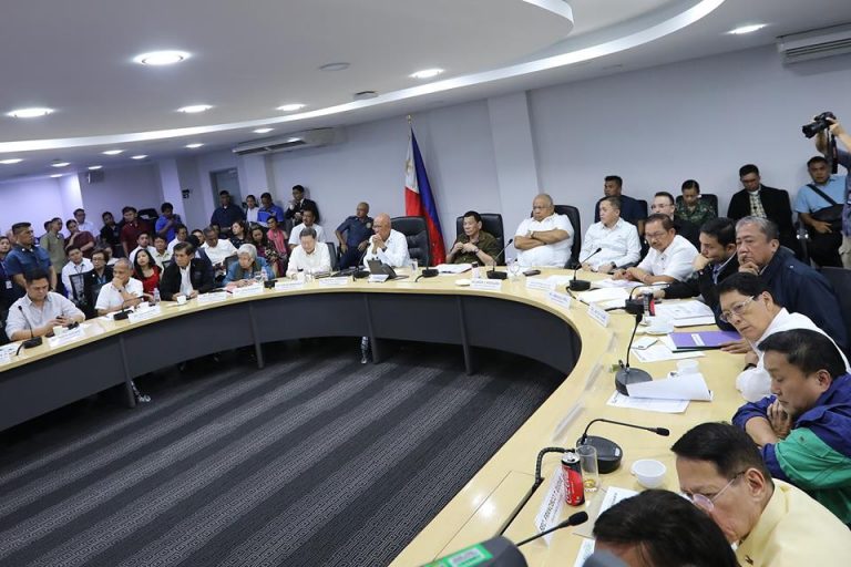 Pres. Duterte at NDRRMC Command Conference [IN PHOTOS]