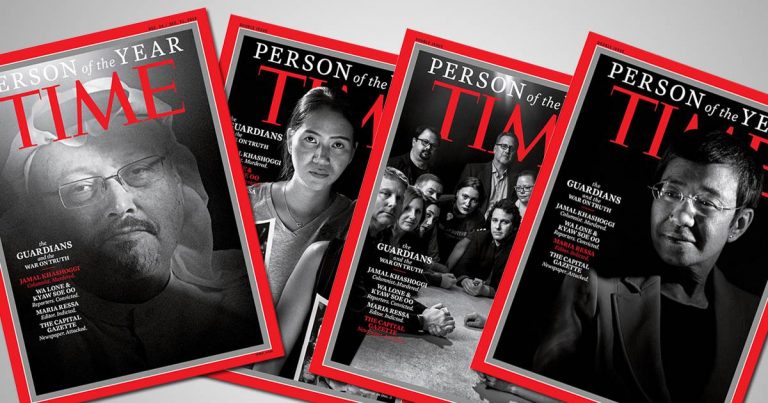 Time Magazine Person of the Year 2018: The Guardians and the War on Truth