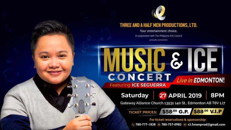 Music & Ice Concert Live in Edmonton! April 27 Saturday at Gateway Alliance Church