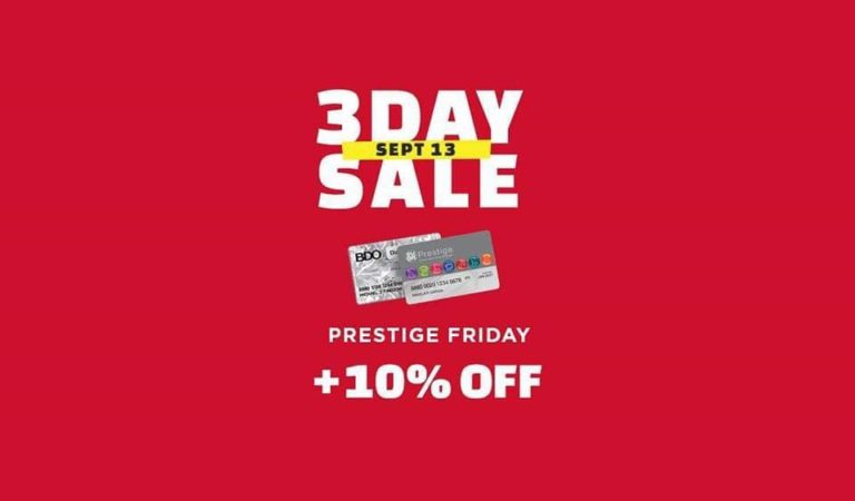 SM City Rosales 3-Day Sale Prestige Friday: September 13 SM City Rosales 3-Day Sale Prestige Friday: September 13
