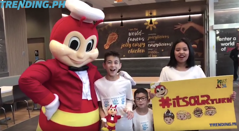 Jollibee Edmonton Grand Opening with Trending.ph Kids