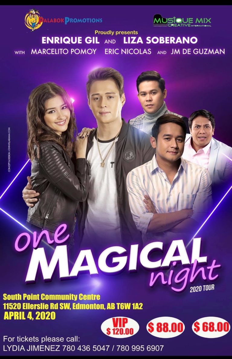 One Magical Night Canada Tour 2020 – Edmonton, AB